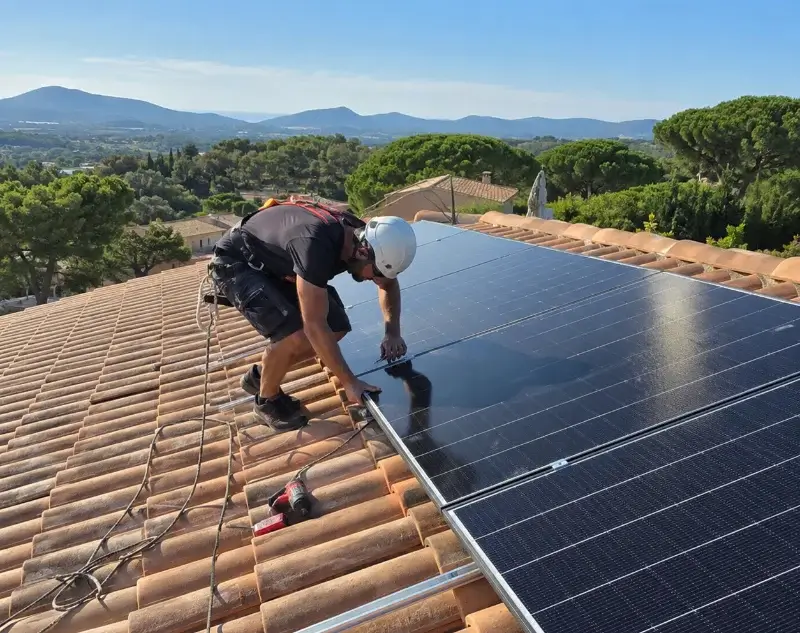 Installateur panneaux solaires Sermérieu — pose photovoltaïque sur toiture